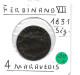 ESPAGNE FERDINAND VII  4 Maravédis 1831  SEGOVIA TB+ - Münzen Der Provinzen