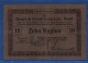 GERMAN EAST AFRICA - P.38 (?) – 10 Rupien 01.10.1915 VF+, S/n 03745 - Deutsch-Ostafrikanische Bank