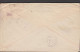 1906. INDIA. Edward VII. TWO ANNAS + HALF ANNA. On Cover (trimmed) To USA Cancelled S + NAGA HILLS JU 16 0... - JF535714 - 1902-11 King Edward VII