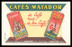 * Buvard - CAFES MATADOR - MAISON LOUIS VANDAMME - 2, Rue Kléber - LA MADELEINE - Buvard EFGE - Café & Té