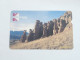 KYRGYZSTAN-(KG-KYR-0002)-ROCKS-(35)-(20units)-(card Plastic)-(alcatel)-(1997)-used Card+1card Prepiad Free - Kirgisistan