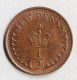 Grande Bretagne - 1/2 Penny 1974 - 1/2 Penny & 1/2 New Penny