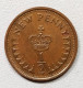 Grande Bretagne - 1/2 Penny 1976 - 1/2 Penny & 1/2 New Penny