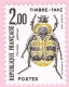 France Timbres-Taxe, N° 107 - Série Insectes, Coléoptère - 1960-.... Nuevos