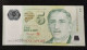 Singapore 5 Dollars VF Polymer Banknote / 02 Photos - Singapore