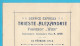 AUSTRIAN LLOYD Steamer WIEN (Trieste-Alexandria) Passenger List 1913 * Osterreichischer Austriaco Austria Osterreich - Autres & Non Classés