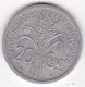 Indochine Française. 20 Cent 1945 B Beaumont Le Roger.. Aluminium, Lec# 252 - French Indochina