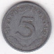 Allemagne. 5 Reichspfennig 1940 A BERLIN En Zinc - 5 Reichspfennig