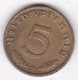 5 Reichspfennig 1938 D MUNICH. En Bronze-aluminium. - 5 Reichspfennig