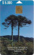 Chile - Telefónica - Araucarias Gemelas Parque (3rd Issue), Gem1B Not Symm.White/Gold, 01.2000, 5.000Cp$, 20.000ex, Used - Chile
