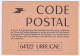 CODE POSTAL - Carte Postale De Service - 64122 URRUGNE -Changement De Code Postal - Pseudo-officiële  Postwaardestukken