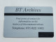 United Kingdom-(BTI049)-BT ARCHIVES-(54)-(5units)(343K24310)(tirage-4.483)price Cataloge-4.00£-mint) - BT Interne