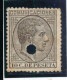 Espagne N° 175 Neuf (*) Annulé Par Perforation - Unused Stamps