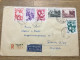 Bulgarien R-Flugbrief In Die Schweiz 1956 - Lettres & Documents