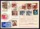 1947  Ganzsachen Karte Mit Mischfrankatur, Ausstellungsstempel, FIERA ..MESSINA - 1946-47 Corpo Polacco Period