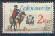 Tchécoslovaquie 1977 Mi 2379 (Yv 2215), Obliteré, Varieté Position 34/1 - Errors, Freaks & Oddities (EFO)