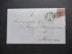 Dänemark AD Schleswig 1862 Faltbrief Ohne Inhalt Bahnpost Rendsburg U. NS 54 Rücks. K1 Elmsh - Itzeh Ebn Post Bur - Storia Postale