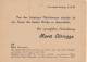 1947 - ZONE AAS - CARTE ENTIER Avec REPIQUAGE PRIVE HORST ALTROGGE GÖTTINGEN De MESSESTADT LEIPZIG - Entiers Postaux