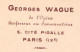 LETTRE & AUTOGRAPHE : GEORGES WAGUE De L'OPÉRA / PROFESSEUR Au CONSERVATOIRE - PARIS / 25 AVR 1920 (al916) - Actors & Comedians