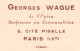 LETTRE & AUTOGRAPHE : GEORGES WAGUE De L'OPÉRA / PROFESSEUR Au CONSERVATOIRE - PARIS / 3 MARS 1920 (al917) - Actors & Comedians