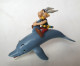 FIGURINE PLASTOY 2003 ASTERIX SUR UN DAUPHIN (3) - Asterix & Obelix