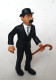 FIGURINE TINTIN  COMICS SPAIN 1984 DUPOND 1 CANNE DANS LA MAIN (4) - Tim & Struppi