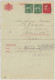 SWEDEN - 1931 Letter-Card Mi.K27.IWb Uprated 2xFacit F143Ca From STOCKHOLM To MILAN, Italy - Briefe U. Dokumente