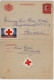 SWEDEN - 1944 Letter-Card Mi.K29.IIV With Red Cross Labels From LEMHOVDA To Stockholm - Brieven En Documenten