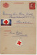 SWEDEN - 1944 Letter-Card Mi.K29.IIV With Red Cross Labels From LEMHOVDA To Stockholm - Briefe U. Dokumente