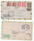 1969 & 1970 Airmail BRAZIL To Austria Germany Covers Stamps Cover - Briefe U. Dokumente