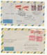 1967 & 1968 Air Mail BRAZIL To Pyro Werk Co  Germany Covers Stamps Cover - Storia Postale