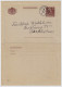 SWEDEN - 1949 Letter-Card Mi.K30A Complete (border Uncut) Used From STOCKHOLM 60 (addressed Locally) - Brieven En Documenten