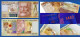 Delcampe - De La Rue / KBA Giori - Set Of 9 Different Types Of Leonardo Da Vinci Specimen Test Notes - Ficción & Especímenes