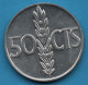 ESPANA 50 CENTIMOS 1966 (71) KM# 795 FRANCO - 50 Céntimos