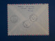 BW15 FRANCE  BELLE LETTRE RARE 1950 1ER VOL  TOURS FRANCE  POLYNESIE TAHITI  RANGIROA  TIPUTA +++AFF.PLAISANT++ - 1927-1959 Cartas & Documentos