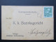 BRIEF Maidelberg Dívčí Hrad Okr. Bruntál - Hotzenplotz Osoblaha 1913 //// D7324 - ...-1918 Voorfilatelie