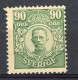 SUE Yv. N° 104   *  90 ö Gustave V Cote 1,5 Euro BE   2 Scans - Neufs