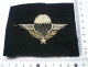 ECUSSON TISSU BREVET PARACHUTISTE - Fil Argenté Eet Doré - Patches