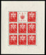 CROATIA 1944 Labour Service Sheetlets (mixed Perforations) MNH / **.  Michel 162-65 Kb - Croatia