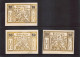 Traisen   Notgeld  Gold  Lot Serie A 3 Noten - Autriche