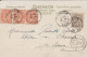 1901 - BLANC - BEL AFFRANCHISSEMENT Sur CP De ROUBAIX => SALEUX (SOMME) - 1900-29 Blanc