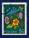 Delcampe - 8 Timbres De Pologne "fleurs" De 1964 à 1974 - Plaatfouten & Curiosa