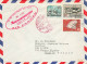 LETTRE. COVER. JAPAN. AIR-MAIL TO FRANCE. 1° JET TOKYO-PARIS VIA INDIA   /  2 - Lettres & Documents