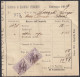 Regno D'Italia 1919, Ricevuta Esattoria Di Bagnolo Piemonte (CN), Marche Da Bollo 2 X 5 Centesimi - Fiscale Zegels