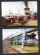 Lot De 2 Cartes-photo Moderne "Prototype Du Métro Suspendu SAFEGE à Châteauneuf-sur-Loire 1960 - Train SNCF" - Métro