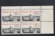 Sc#2004, Plate # Block Of 4 20-cent, US Library Of Congress, US Postage Stamps - Números De Placas