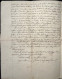 DOCUMENT DE LA DIRECTION GENERALE DES FORETS / ORGELET JURA 1875 / MARCONAY - Manuscrits