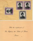 Brunei To USA 1952 "Complements Of..Sultan Of Brunei" Unsigned, Small Cover. - Brunei (...-1984)