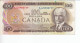 Monnaie (123263) Banque Du Canada 1975 Cent Dollars Série AJJ5980729 Crow/Bouey - Kanada