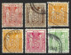 NEW ZEALAND.....MIXED REIGNS...ARMS.......6 X POSTAL FISCAL, TO SORT......USED.. - Gebraucht